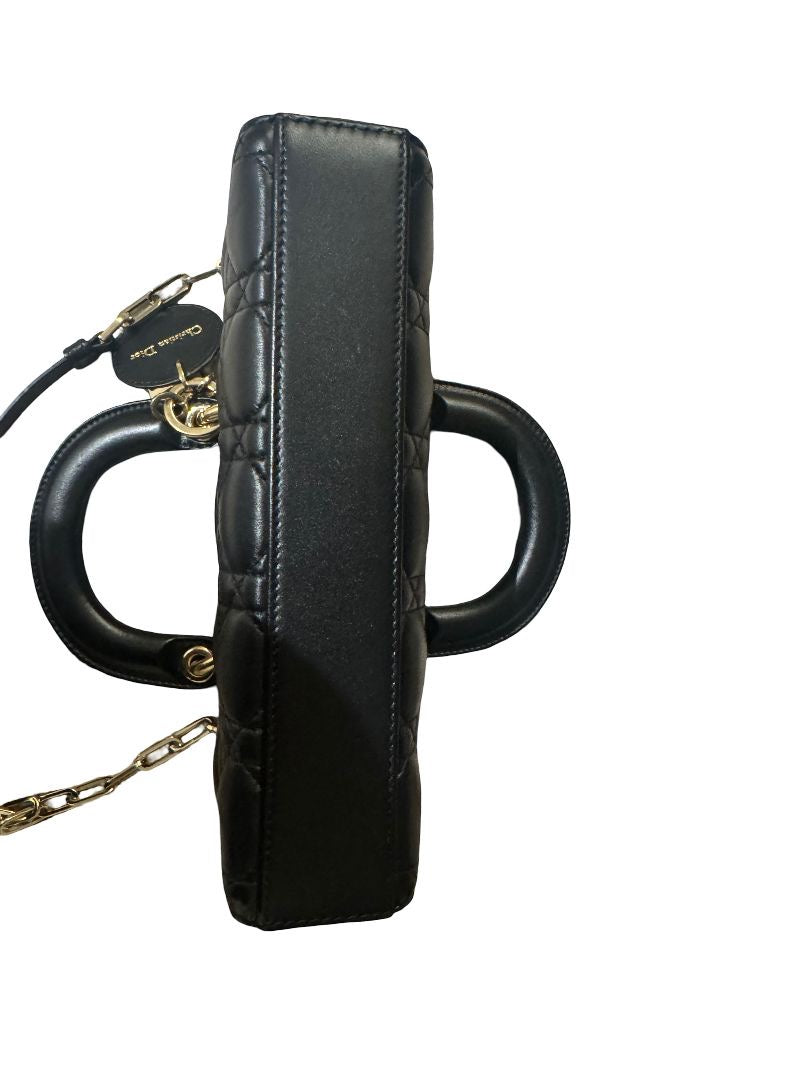Dior Small Lady D-Joy Black Cannage Lambskin Bag