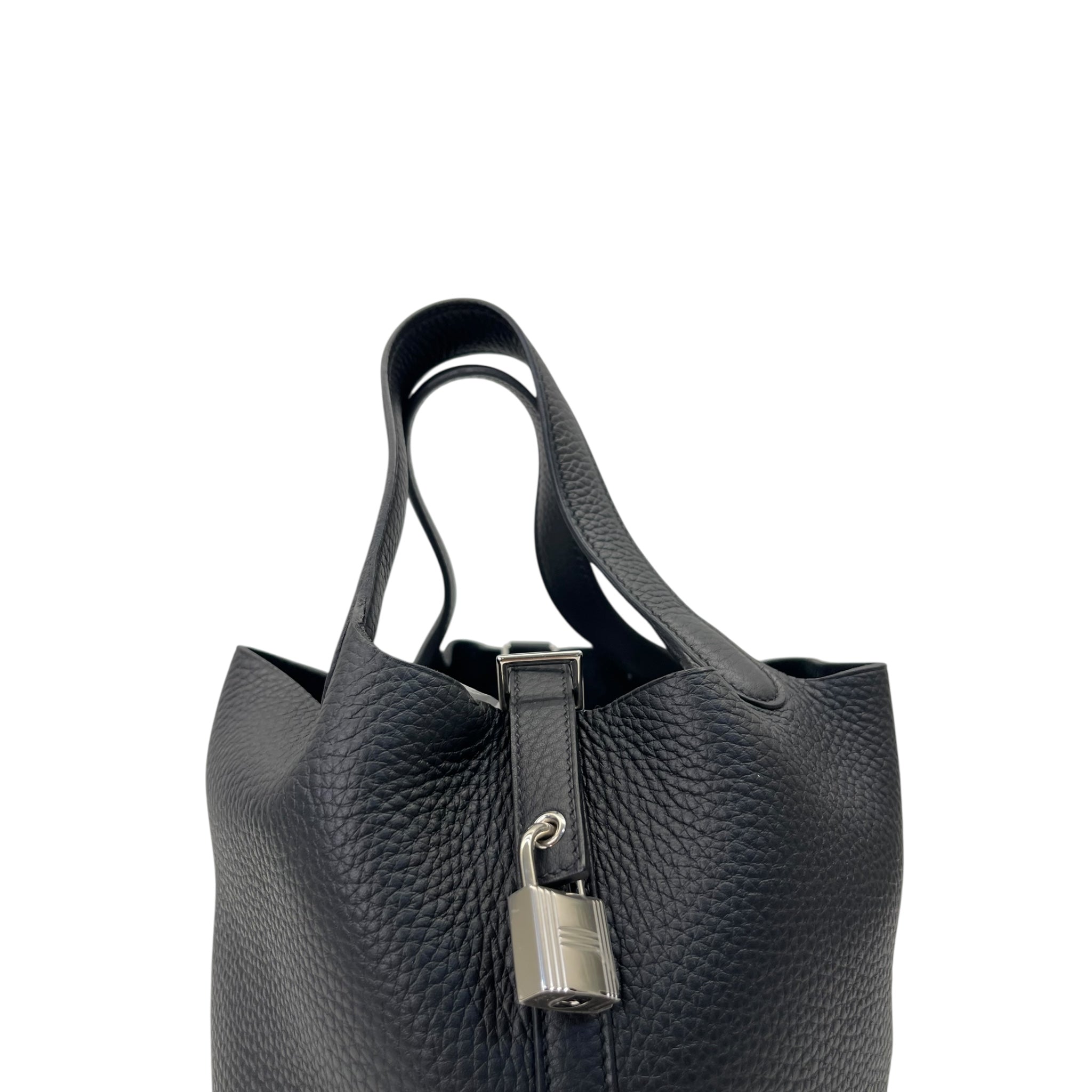 Hermès Picotin Lock 18 Black PHW