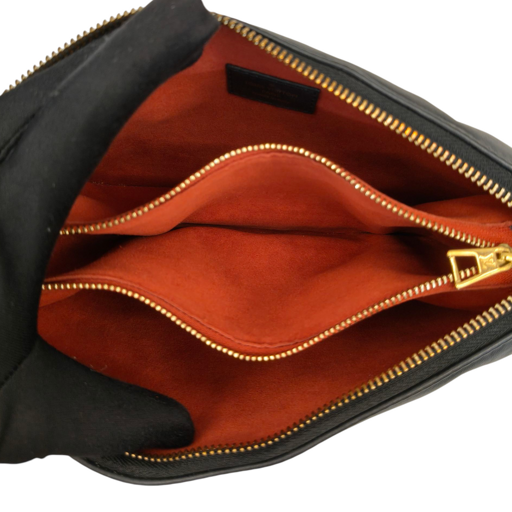 Louis Vuitton Black Monogram Embossed Coussin BB Bag