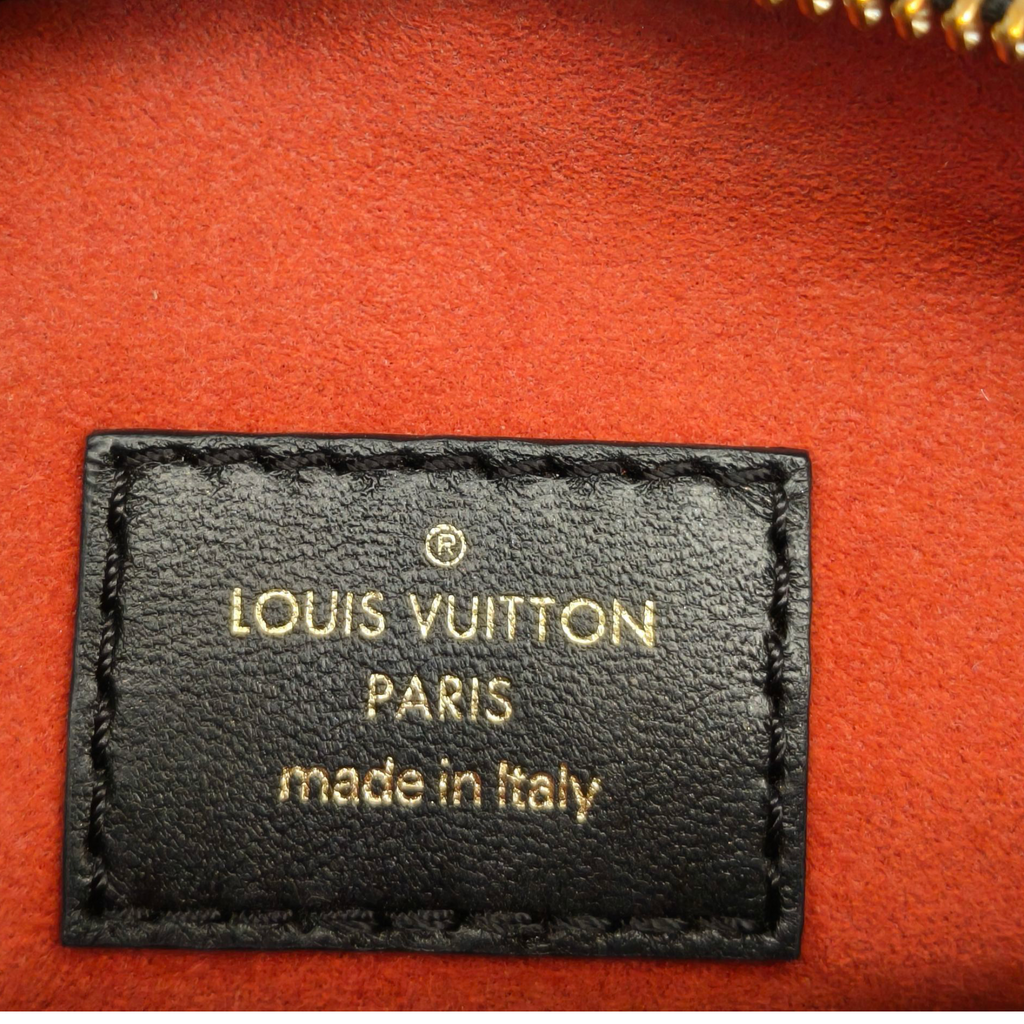 Louis Vuitton Black Monogram Embossed Coussin BB Bag
