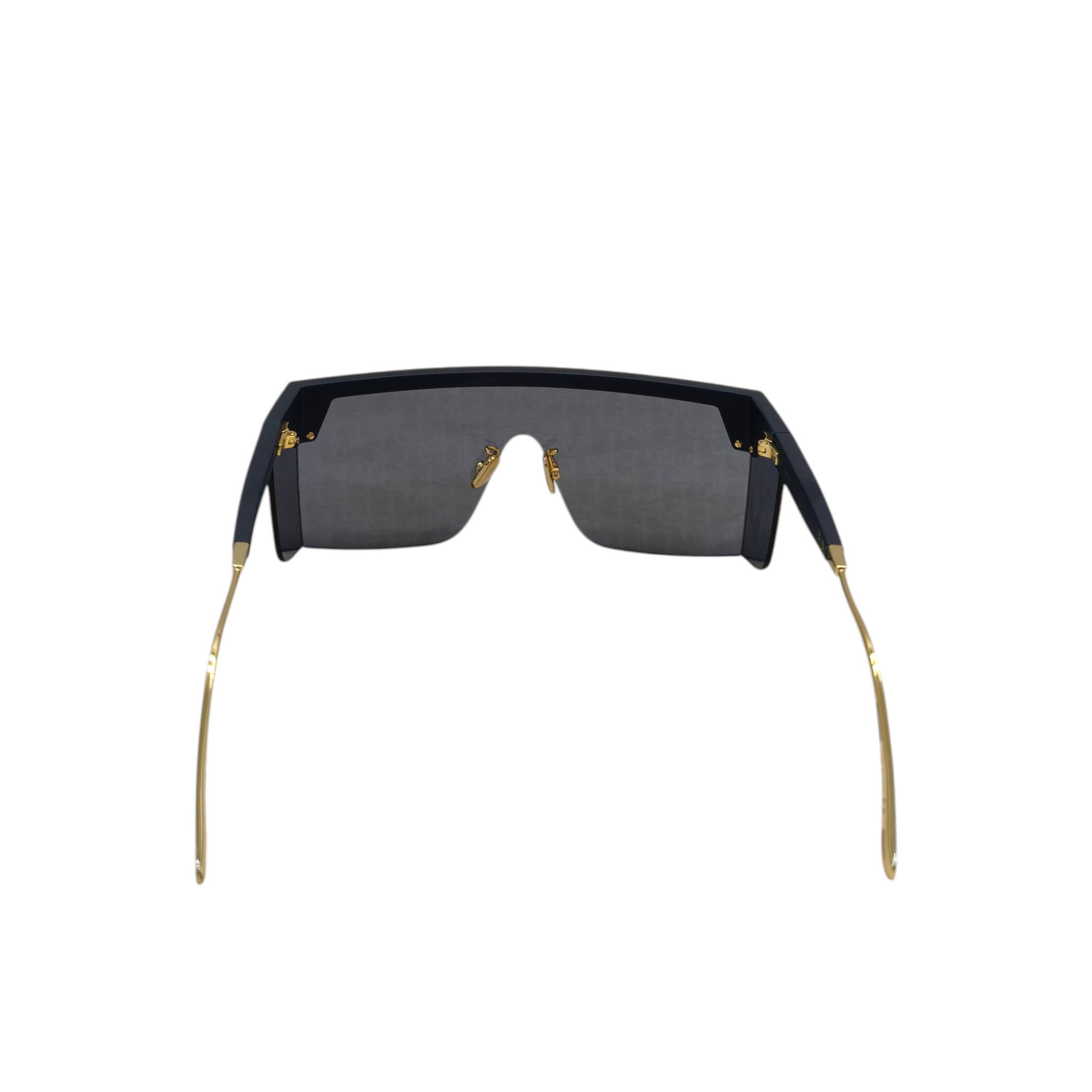 Dior Navy Blue Oblique DiorClub M1U Shield Sunglasses