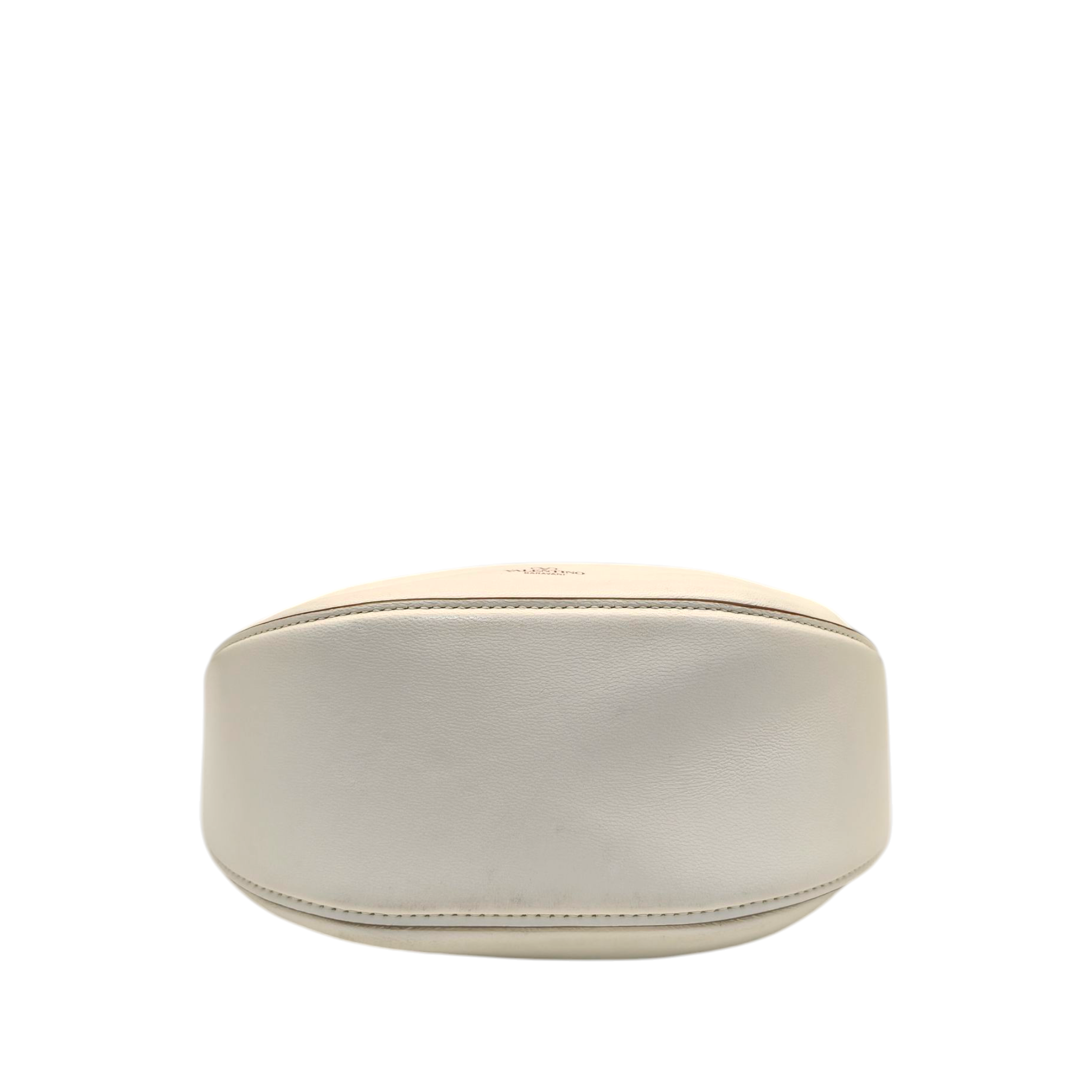 Valentino Moon Small Hobo Gold Metallic Calfskin Handbag