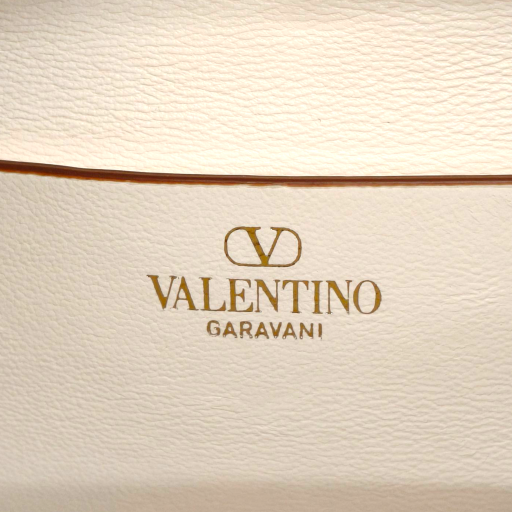 Valentino Moon Small Hobo Gold Metallic Calfskin Handbag