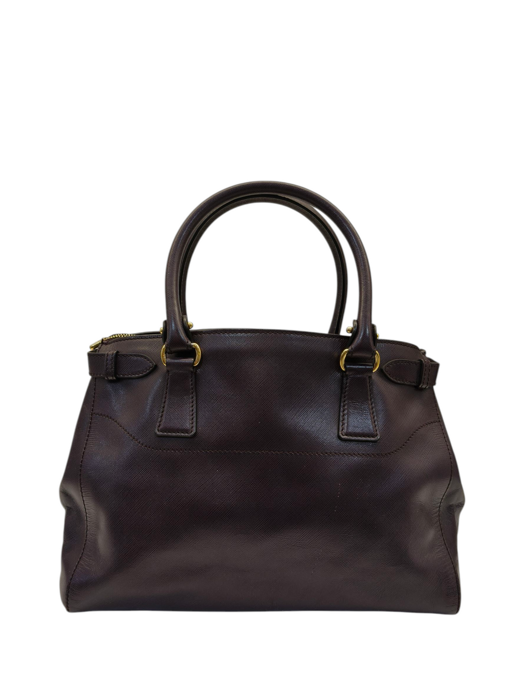 Salvatore Ferragamo Beky Burgundy Large Tote Bag