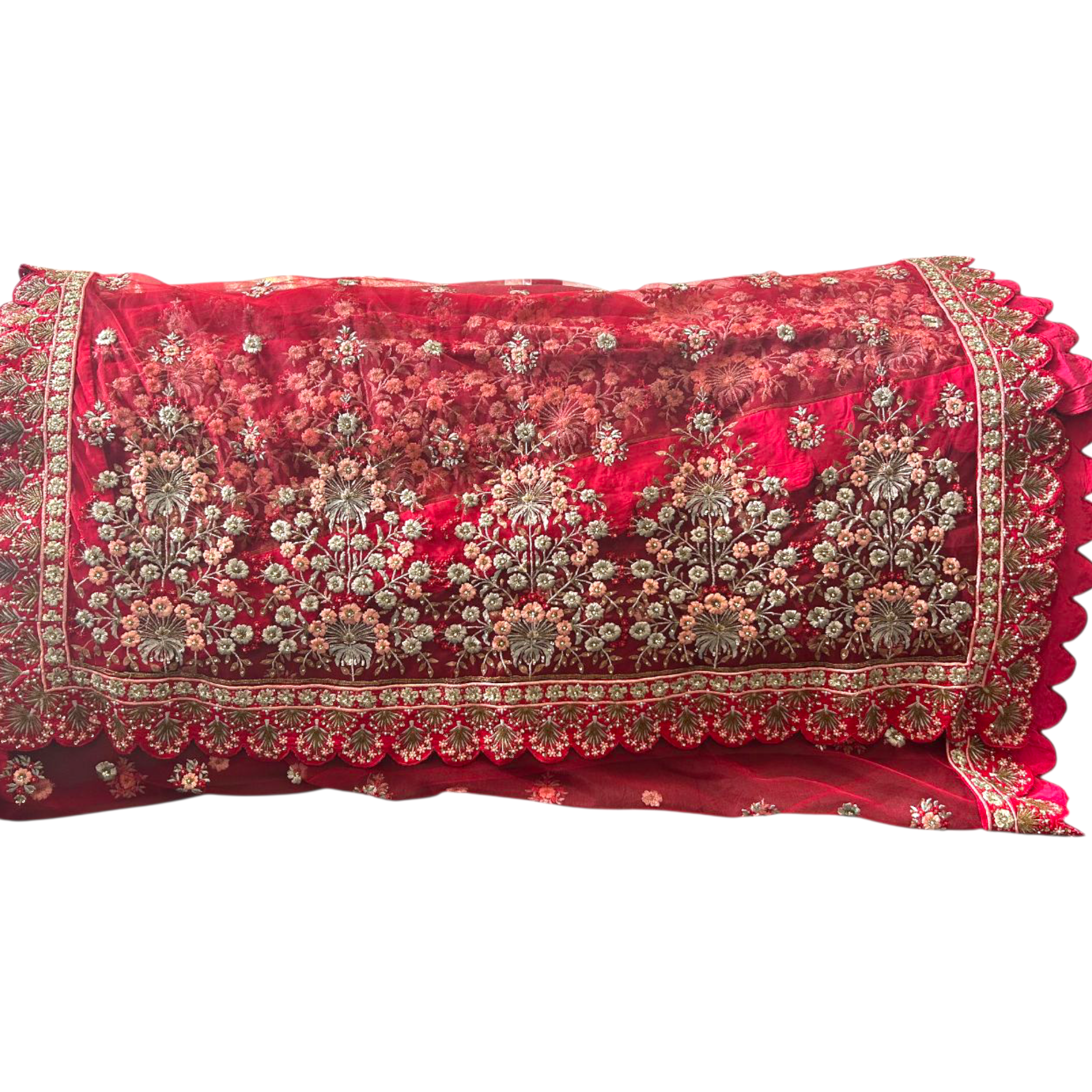 VARUN BAHL PINK EMBROIDERED LEHENGA