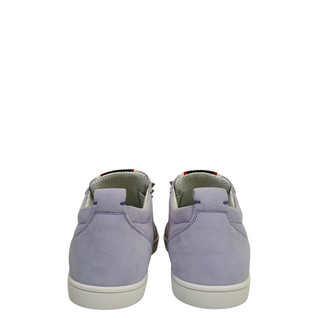Christian Louboutin Light Purple Suede Fique A Vontade Sneakers EU 35.5