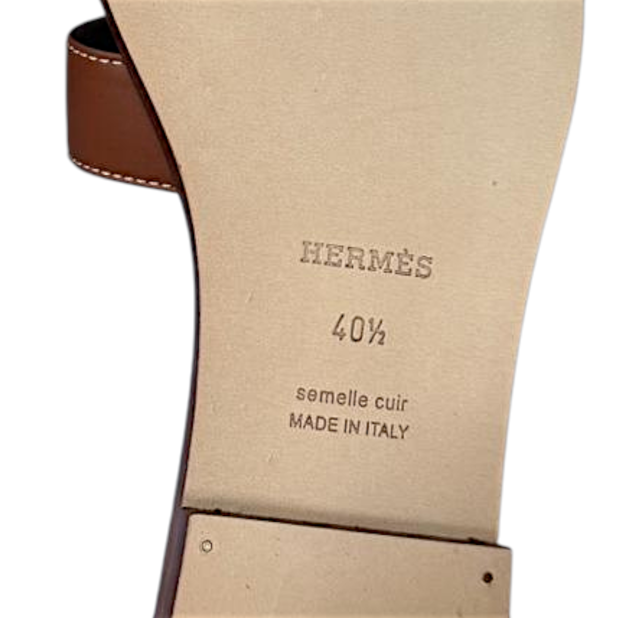 Hermès Oran EU 40.5 (Tan)