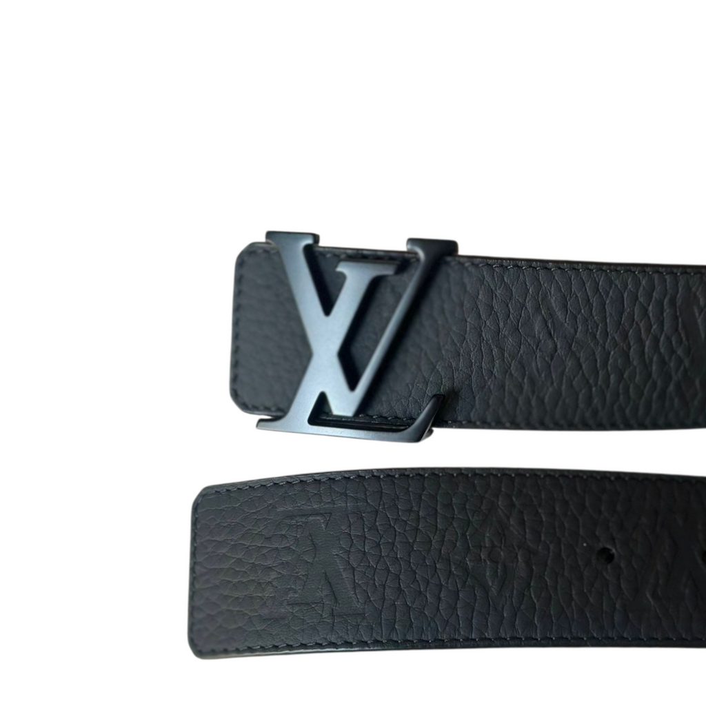 Louis Vuitton LV Initiales 40mm Reversible Belt Black Monogram Eclipse 95 cm