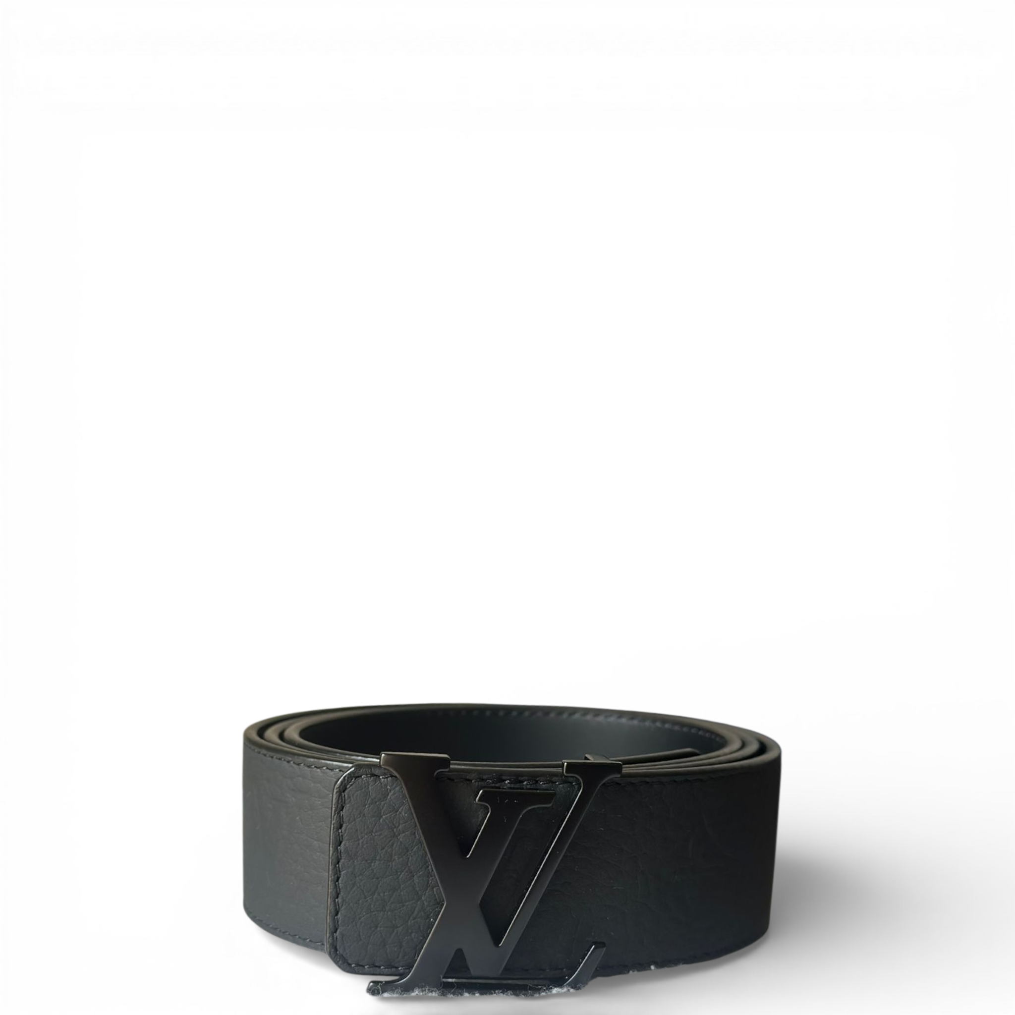 Louis Vuitton LV Initiales 40mm Reversible Belt Black Monogram Eclipse 95 cm