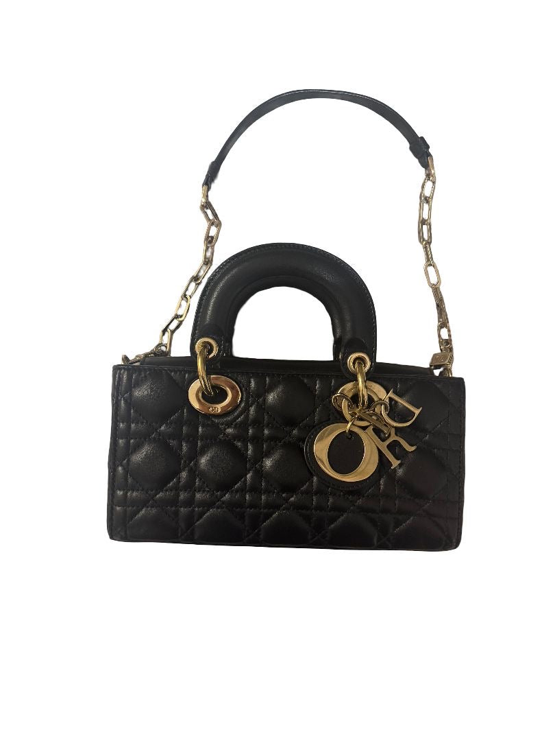 Dior Small Lady D-Joy Black Cannage Lambskin Bag