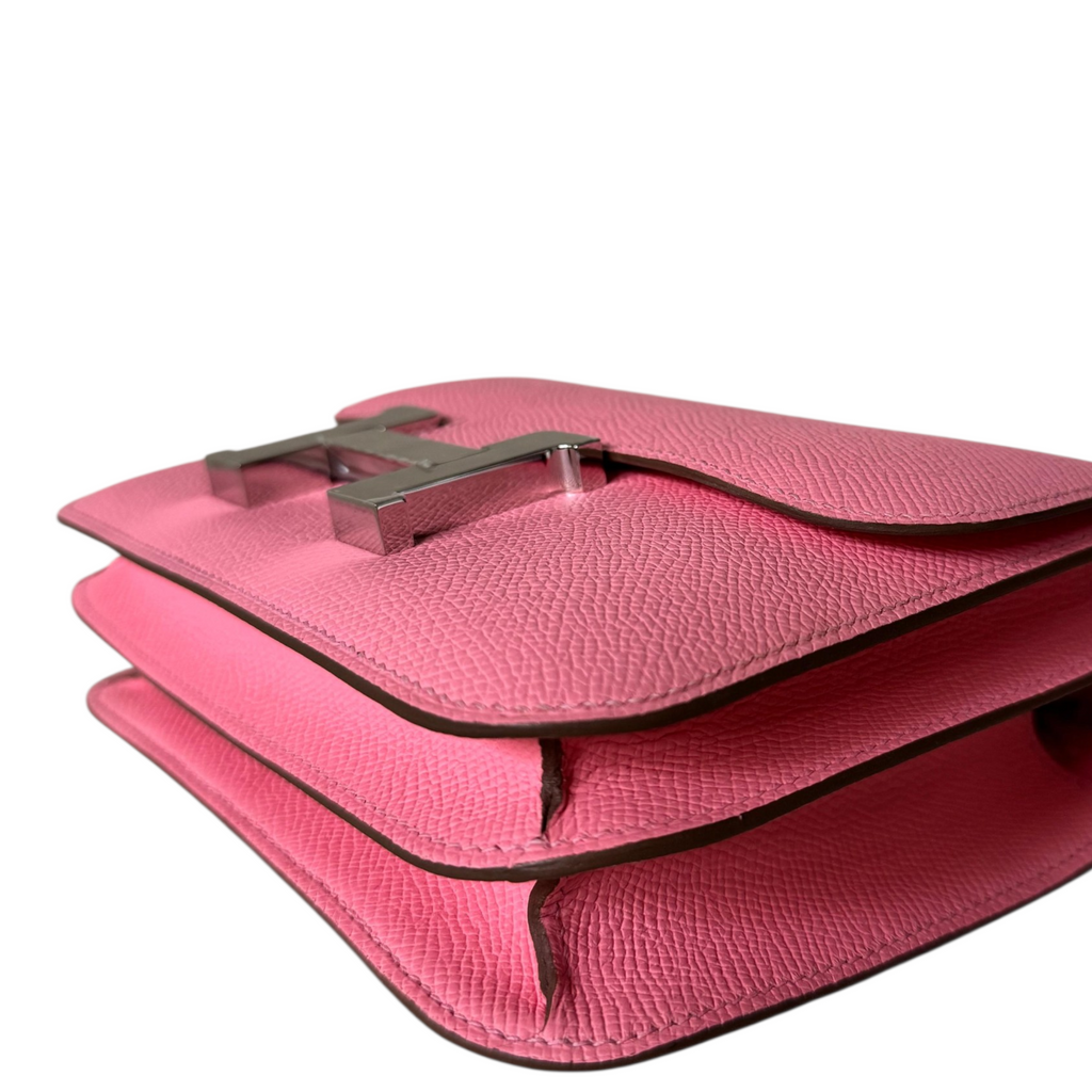 Hermès Constance 18 Rose Confetti Epsom PHW