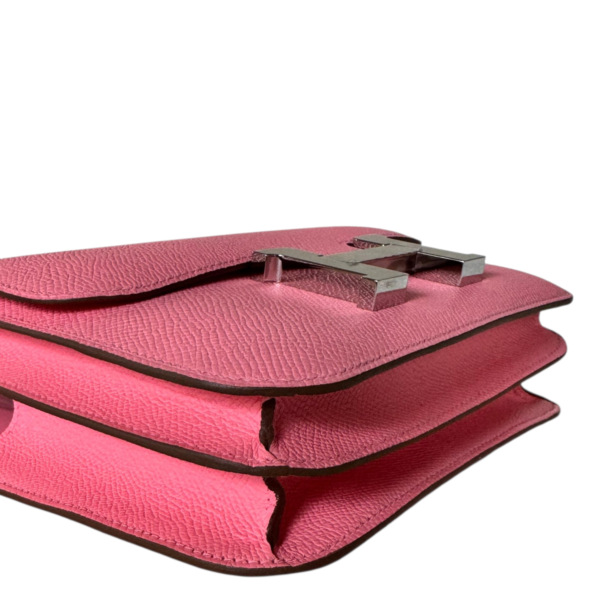Hermès Constance 18 Rose Confetti Epsom PHW