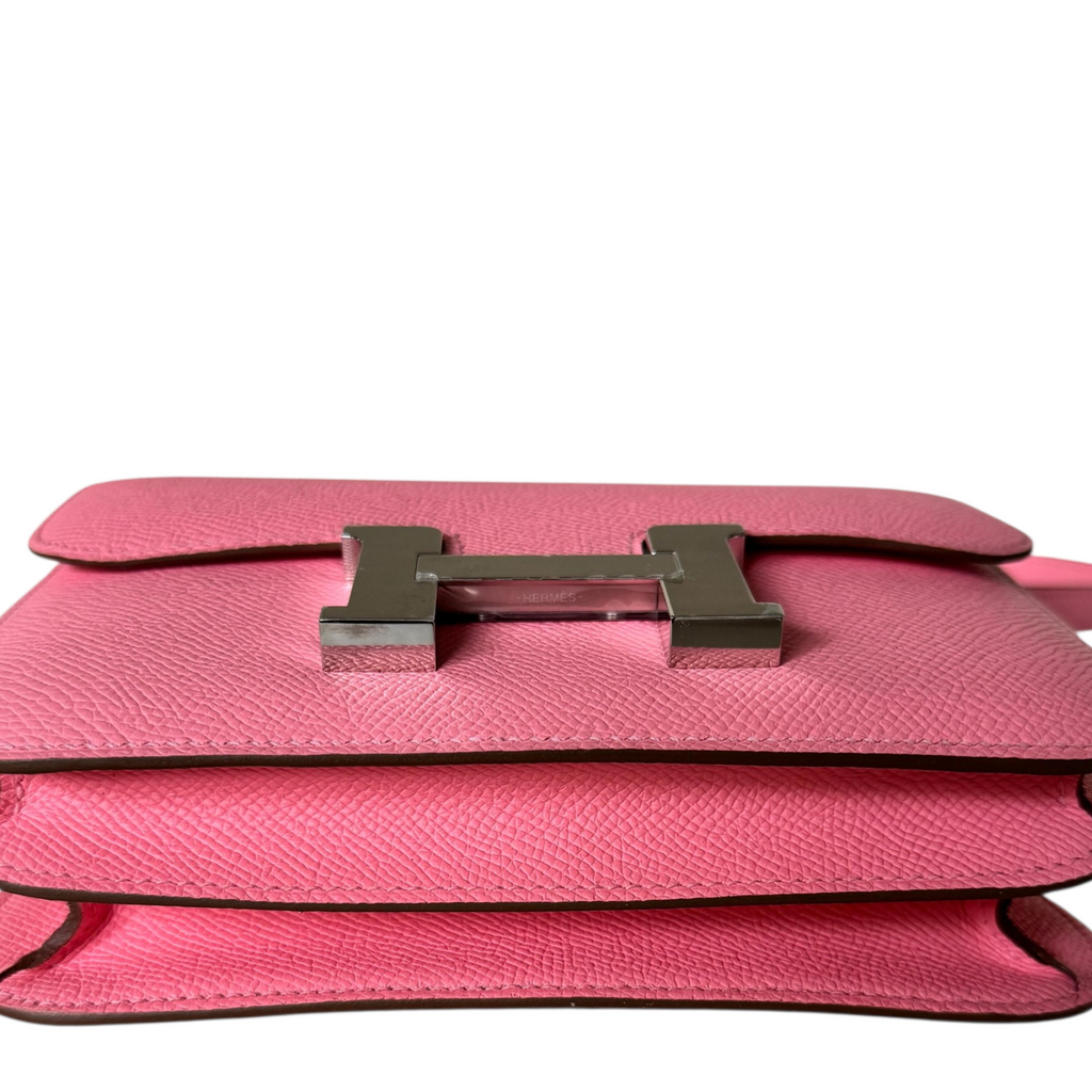 Hermès Constance 18 Rose Confetti Epsom PHW