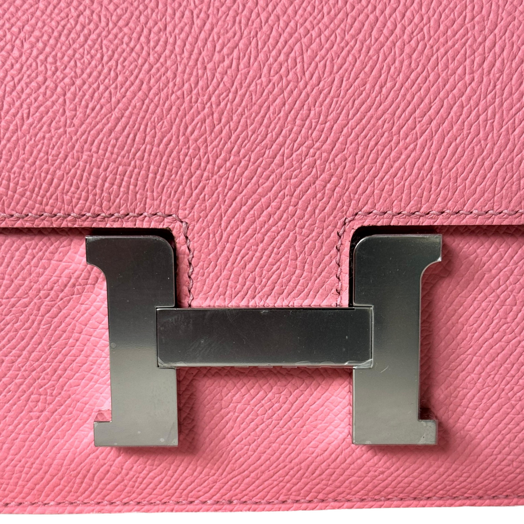 Hermès Constance 18 Rose Confetti Epsom PHW