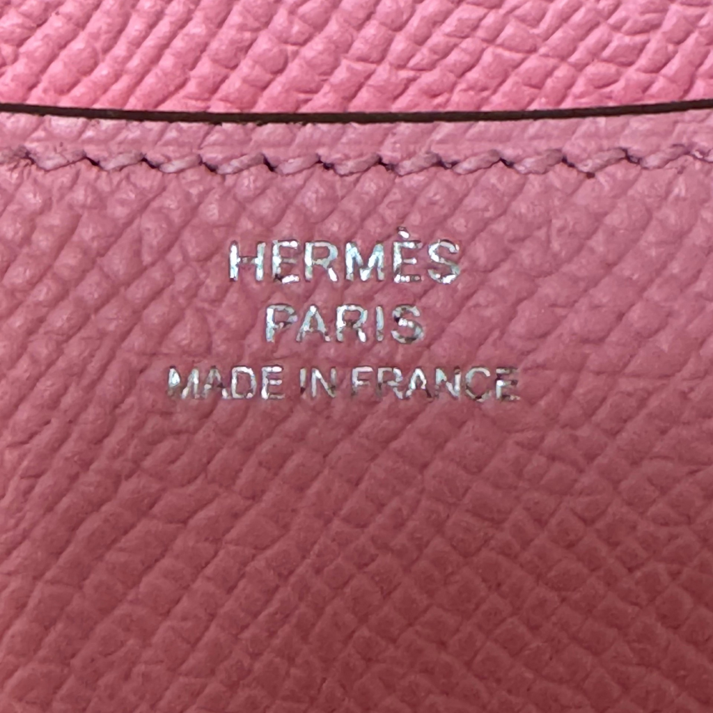 Hermès Constance 18 Rose Confetti Epsom PHW