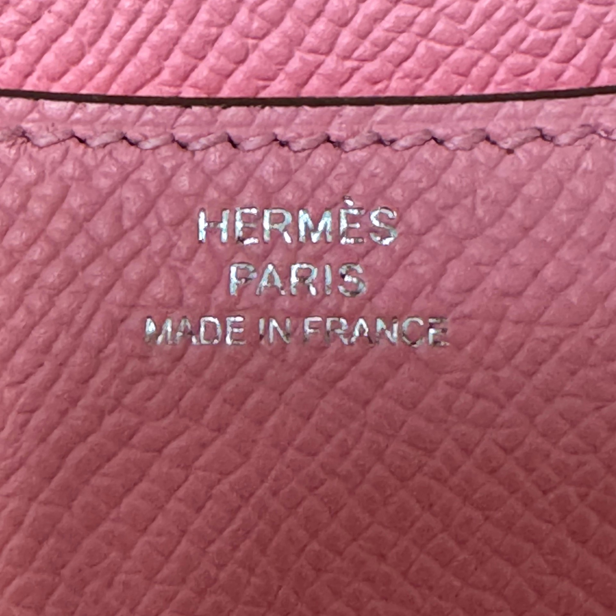 Hermès Constance 18 Rose Confetti Epsom PHW