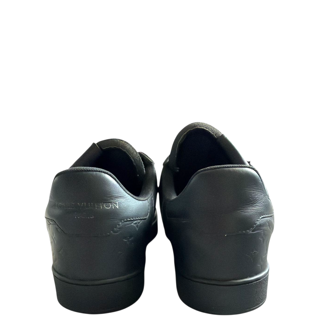 Louis Vuitton Rivoli Low-Top Sneakers Black Leather Size EU 43