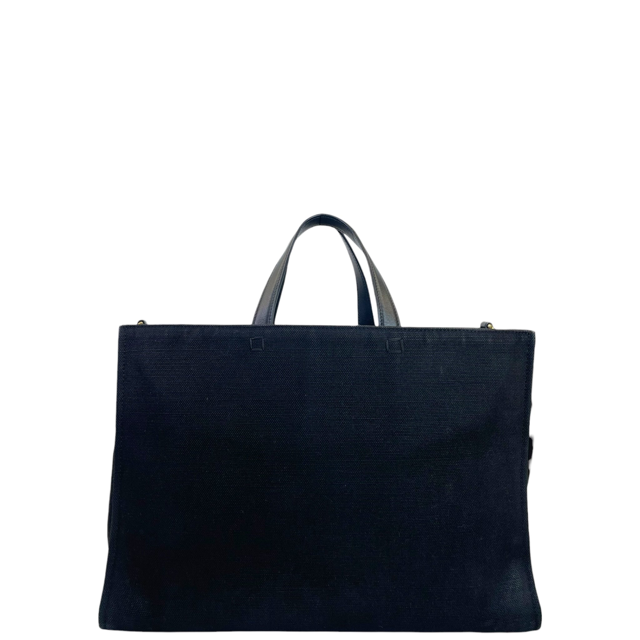 Givenchy Black Canvas Medium G Tote Bag