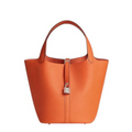 Hermès Picotin Lock 18 Orange PHW