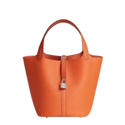 Hermès Picotin Lock 18 Orange PHW