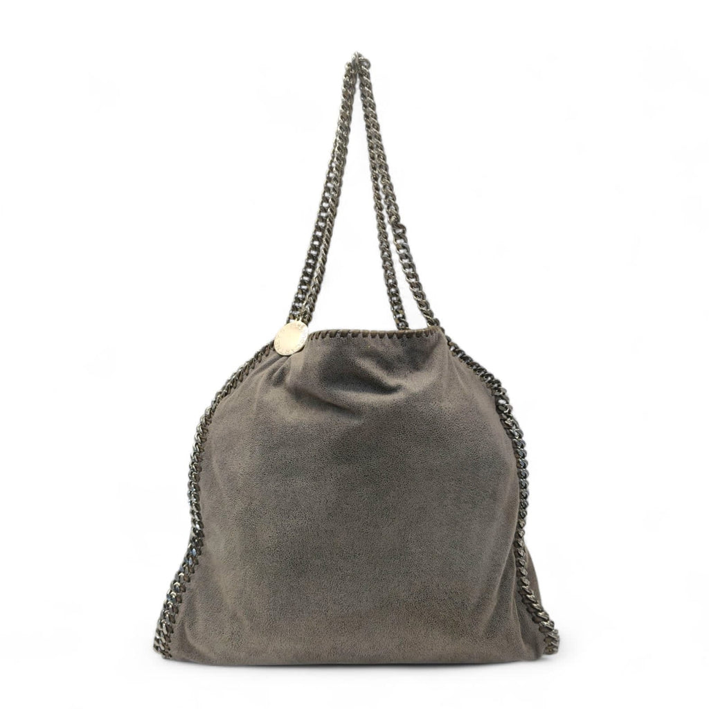 Stella McCartney Falabella Shaggy Deer Grey Fold Over Tote