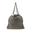 Stella McCartney Falabella Shaggy Deer Grey Fold Over Tote