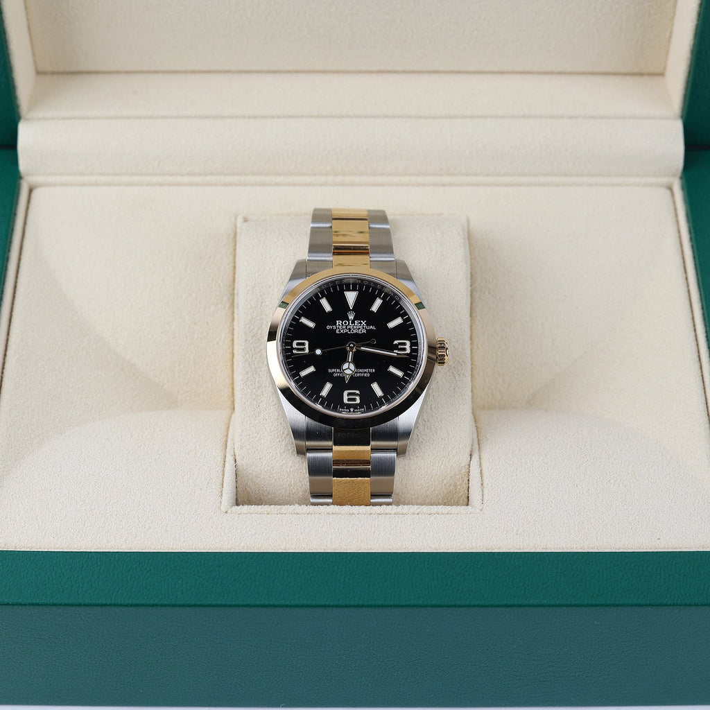 Rolex Oyster Perpetual Steel And Yellow Gold