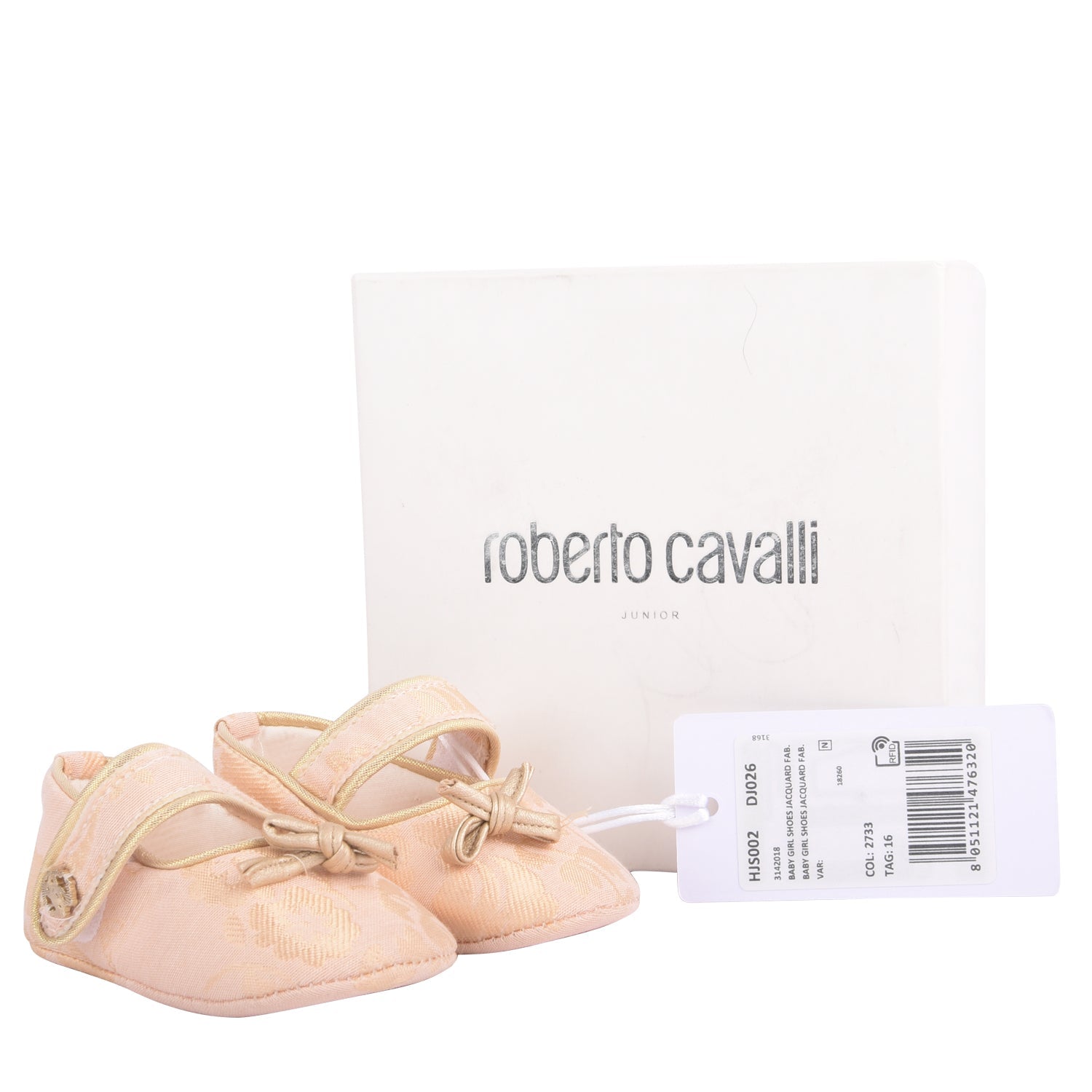Roberto Cavalli Baby Girls Jacquard Fabrics Shoes