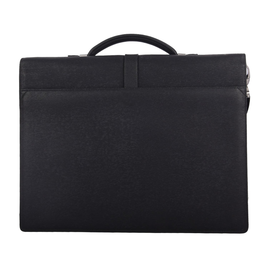 Black Meisterstuck Leather Briefcase