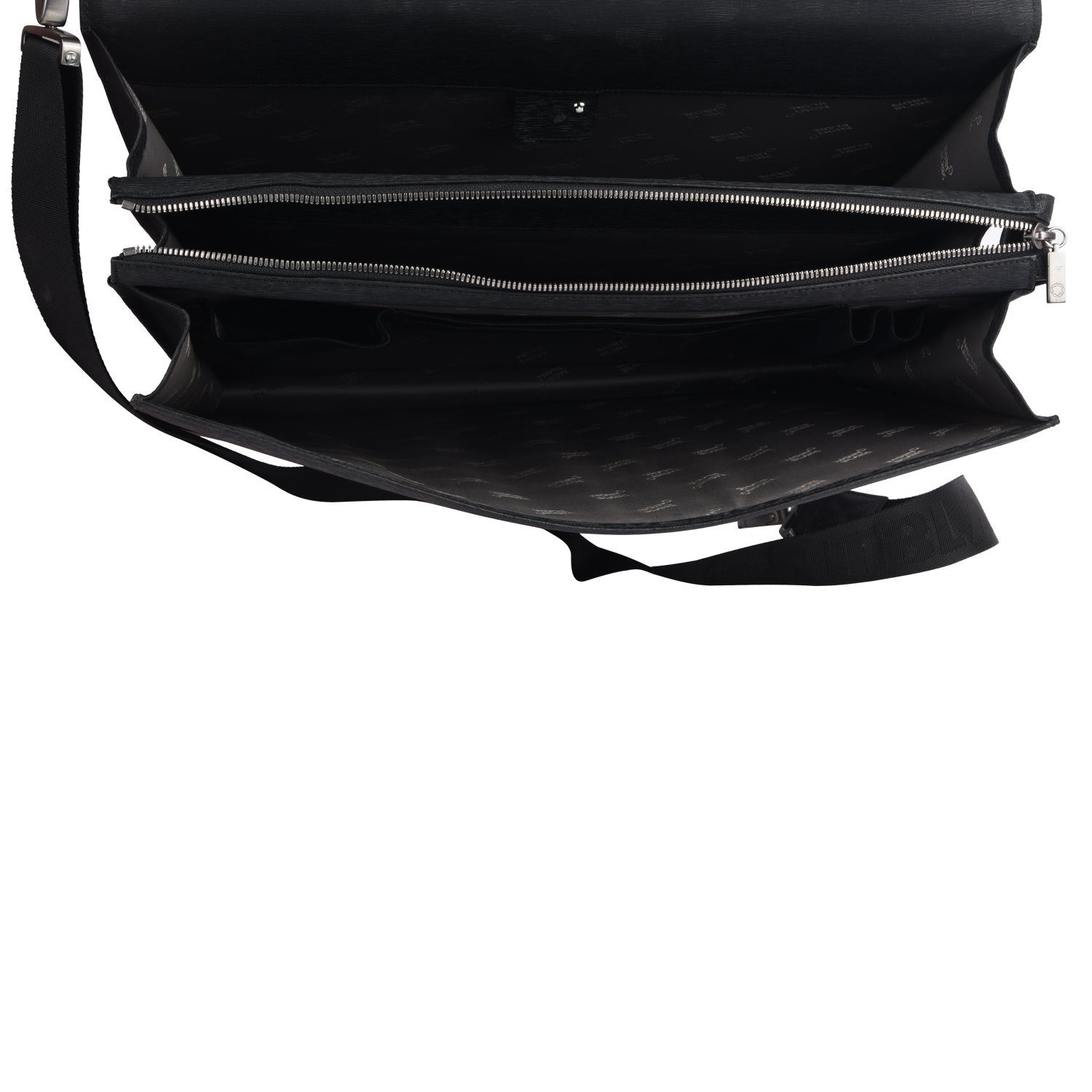Black Meisterstuck Leather Briefcase