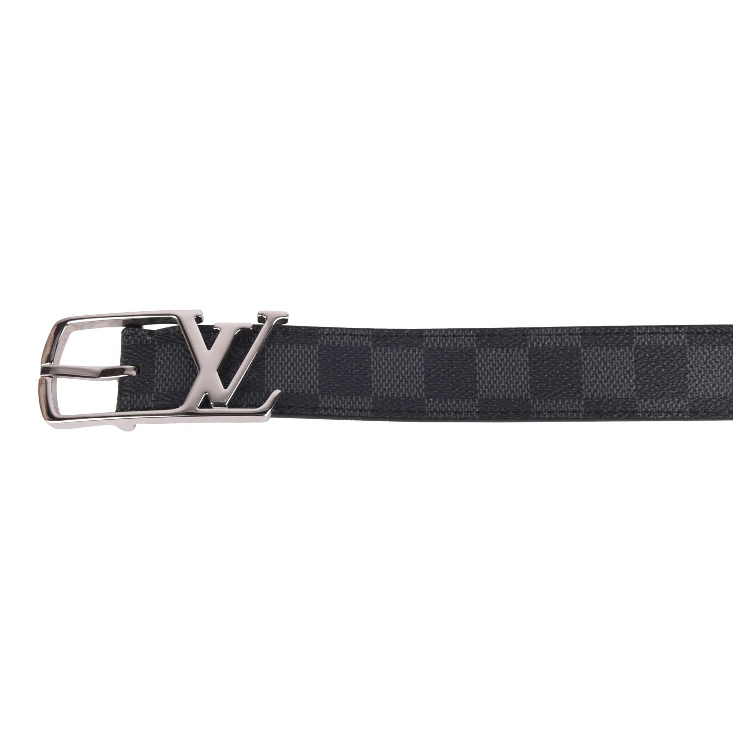 Louis Vuitton Damier Graphite Canvas Initials Belt