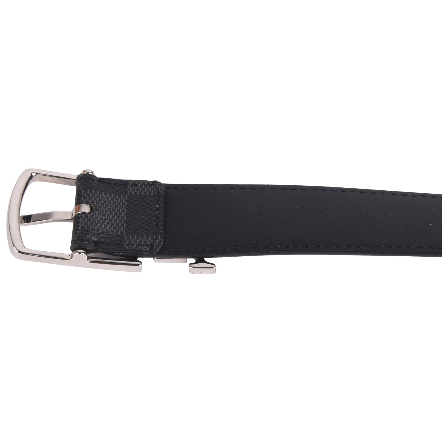Louis Vuitton Damier Graphite Canvas Initials Belt