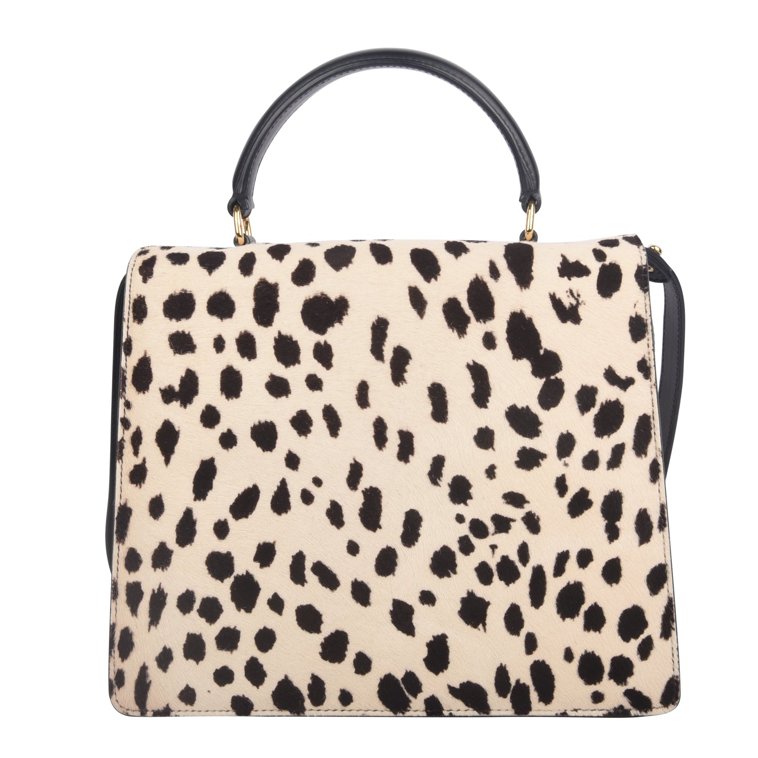 Roberto Cavalli Calf-Hair Shoulder Bag