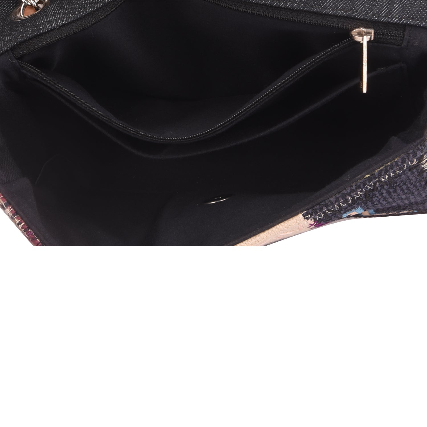 Patchwork Multicolor Flap Color Bag
