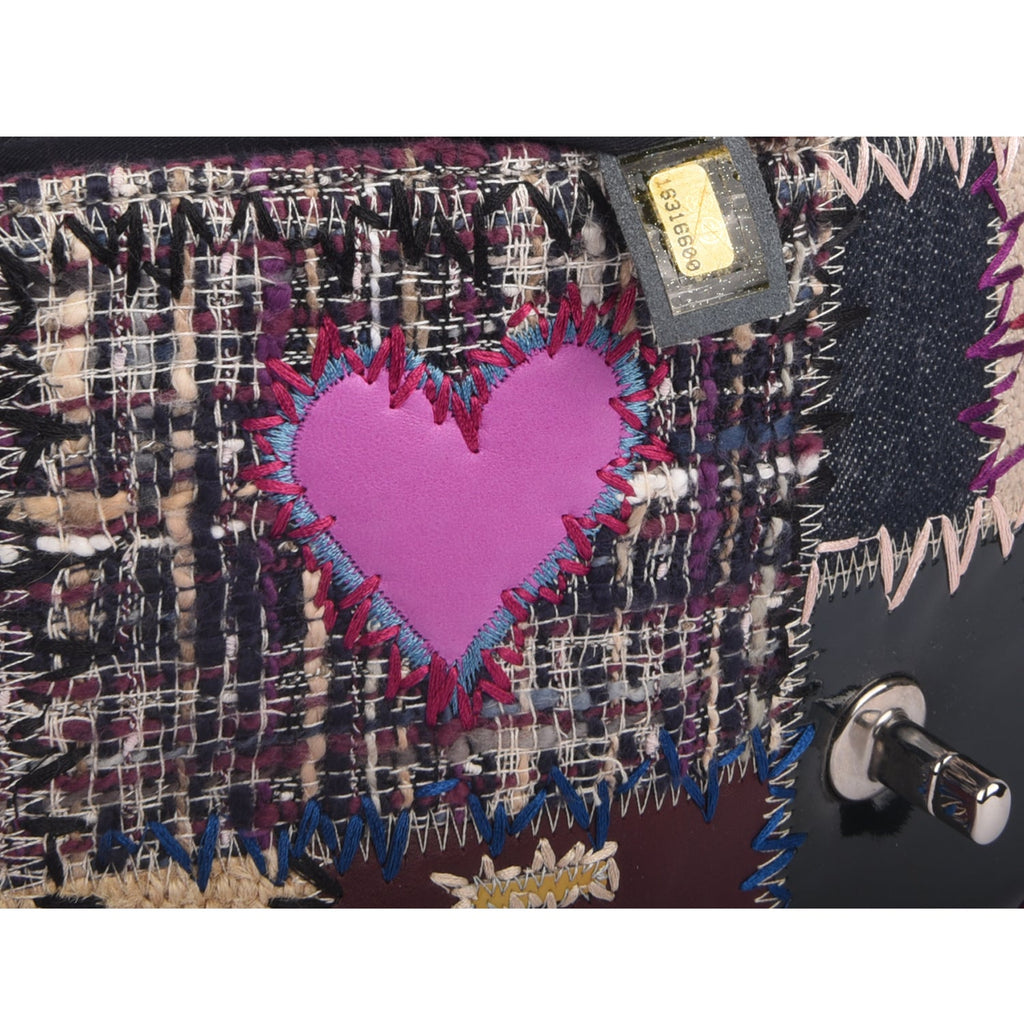 Patchwork Multicolor Flap Color Bag