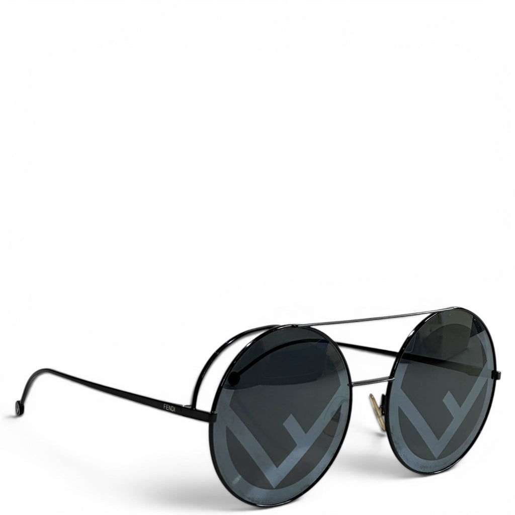 Fendi Round Sunglasses Blue