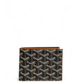 Goyard Saint Florentin Wallet Black & Tan Goyardine