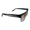 Gucci Brown Aviator Shield Sunglasses