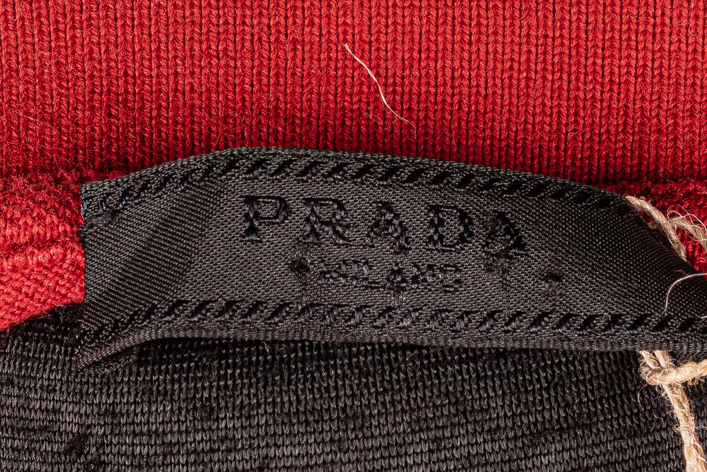 Red Polo Neck T-Shirt