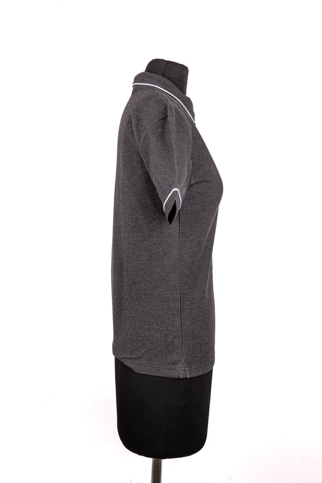Black Polo Neck T-Shirt