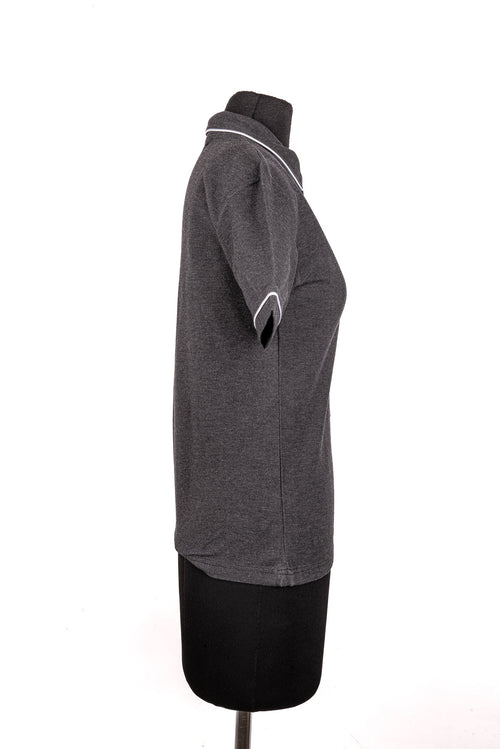 Black Polo Neck T-Shirt