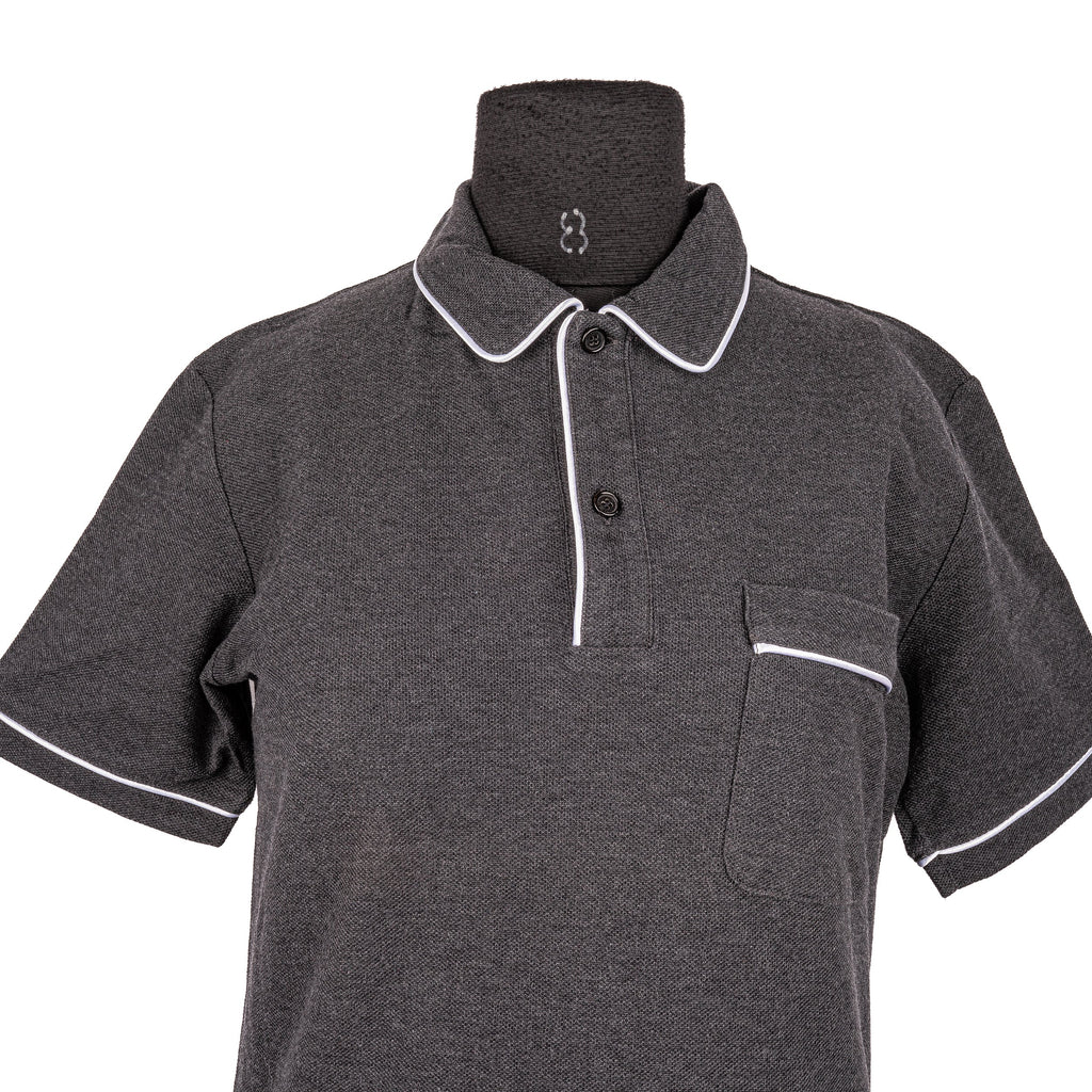 Black Polo Neck T-Shirt