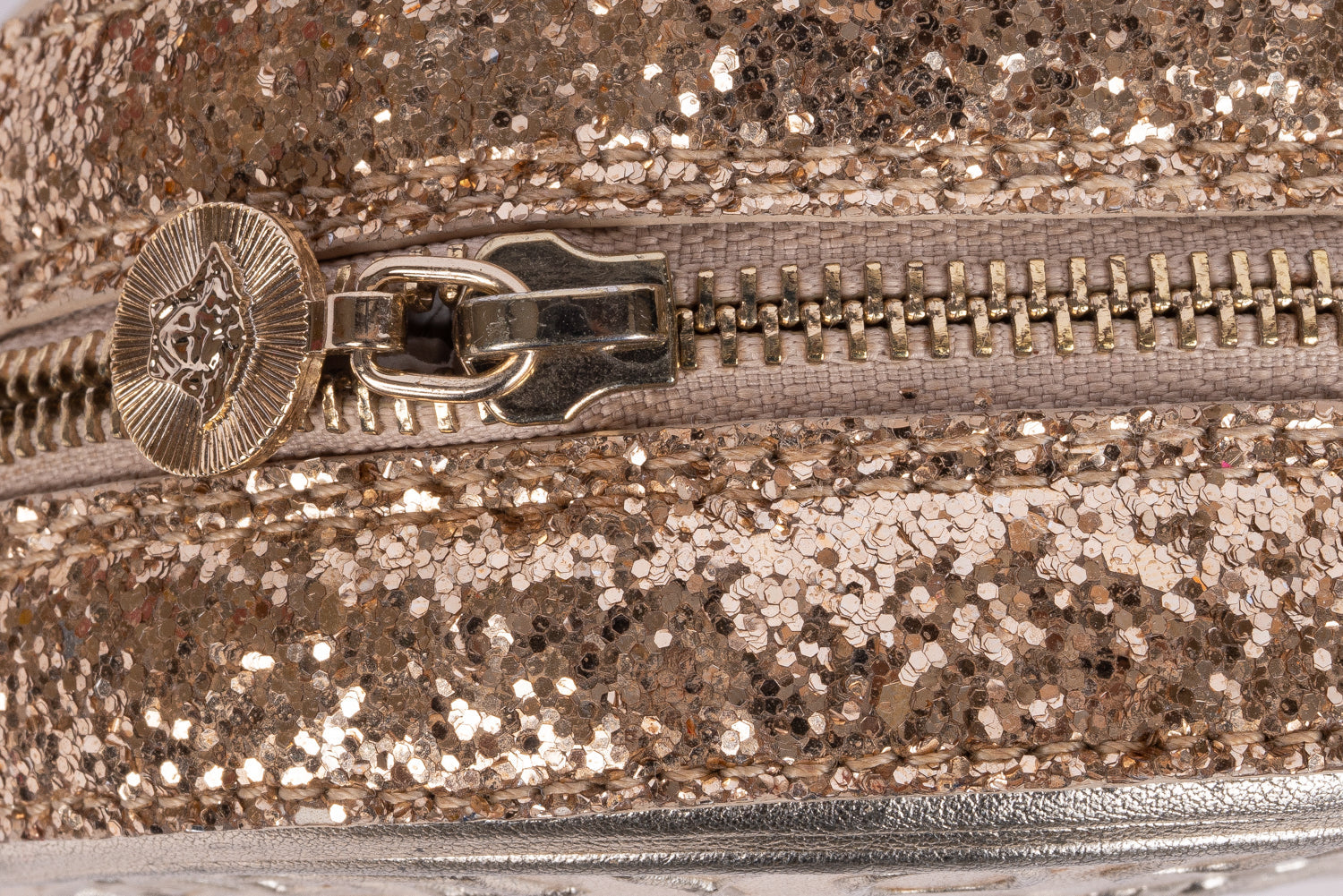 Gold Round Sequine Bag