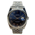 Blue Roman Datejust Steel Mens Watch