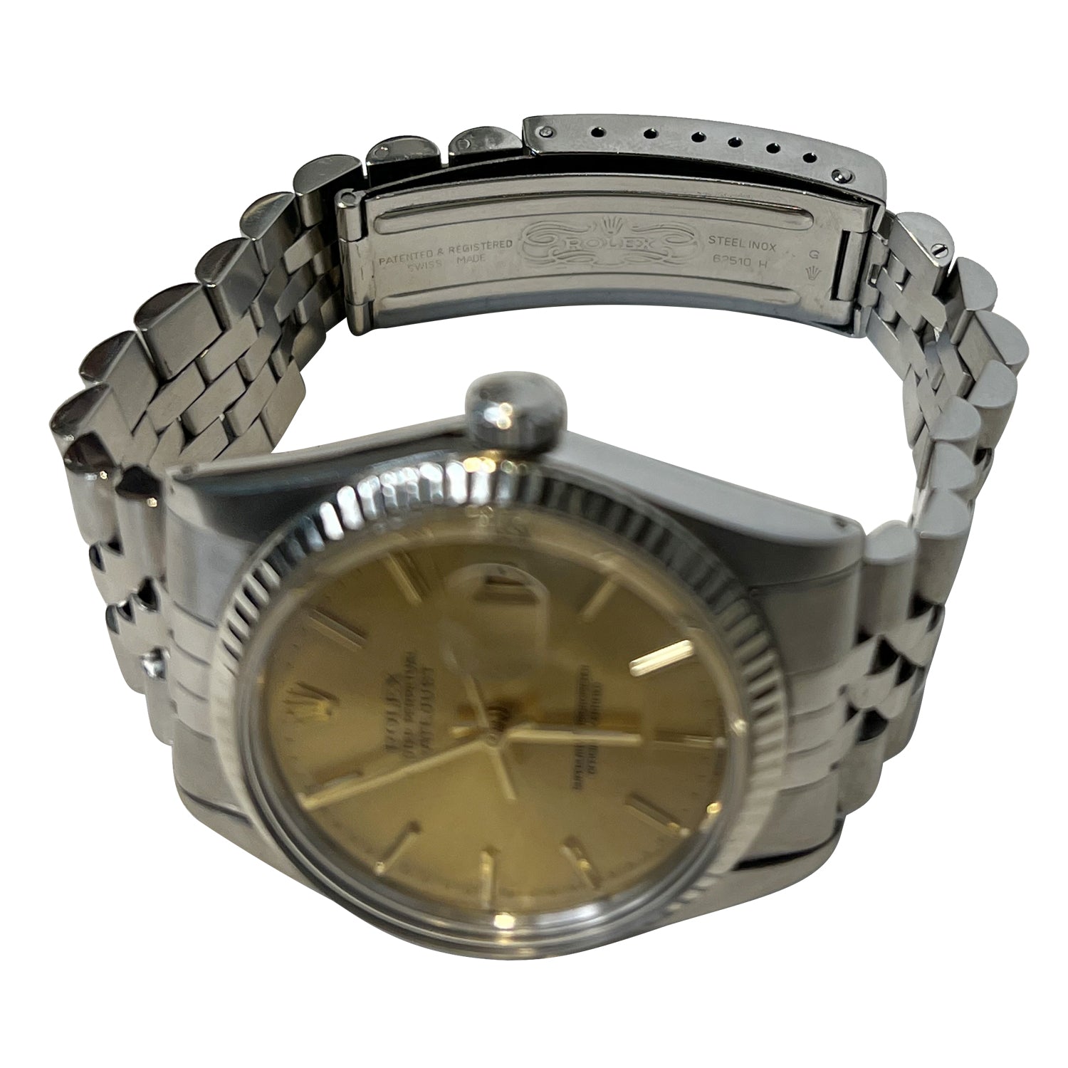 Datejust Plastic Glass Vintage Men's Watch