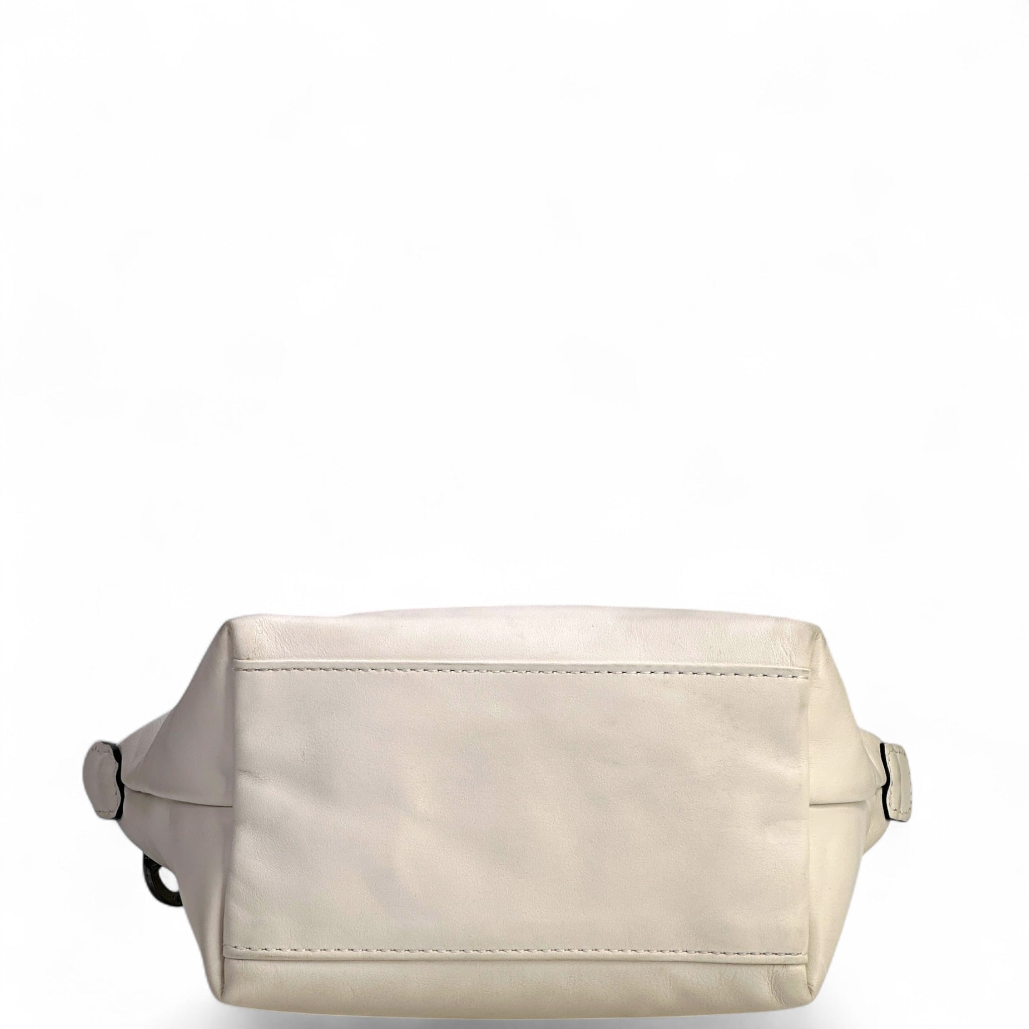 Longchamp Le Pliage Xtra XS Handbag White Cowhide Leather