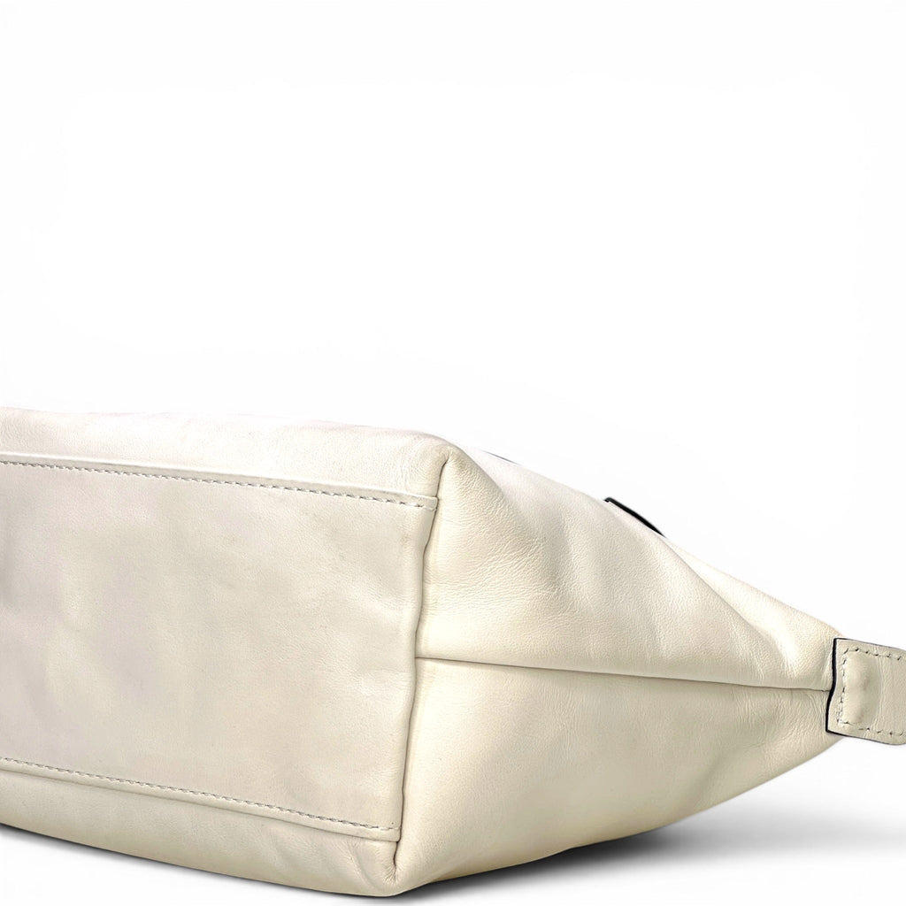Longchamp Le Pliage Xtra XS Handbag White Cowhide Leather
