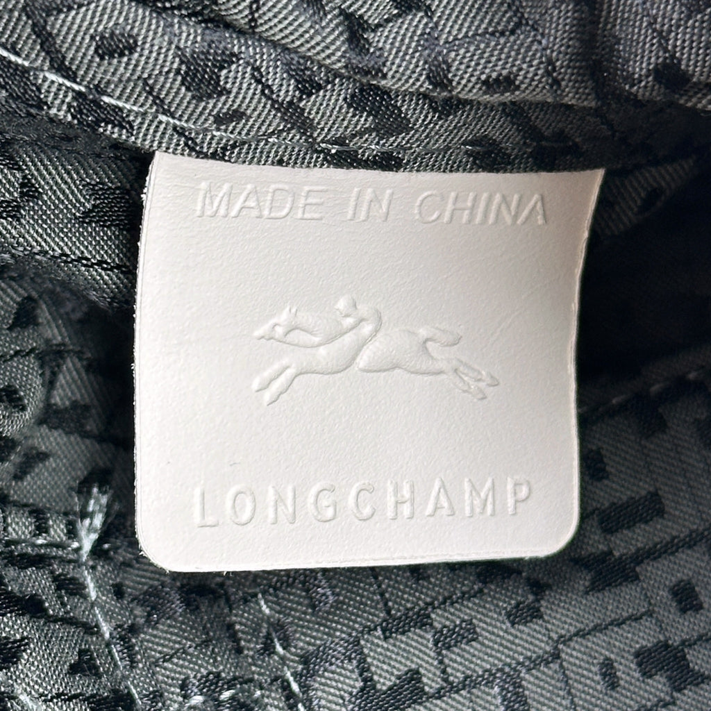 Longchamp Le Pliage Xtra XS Handbag White Cowhide Leather