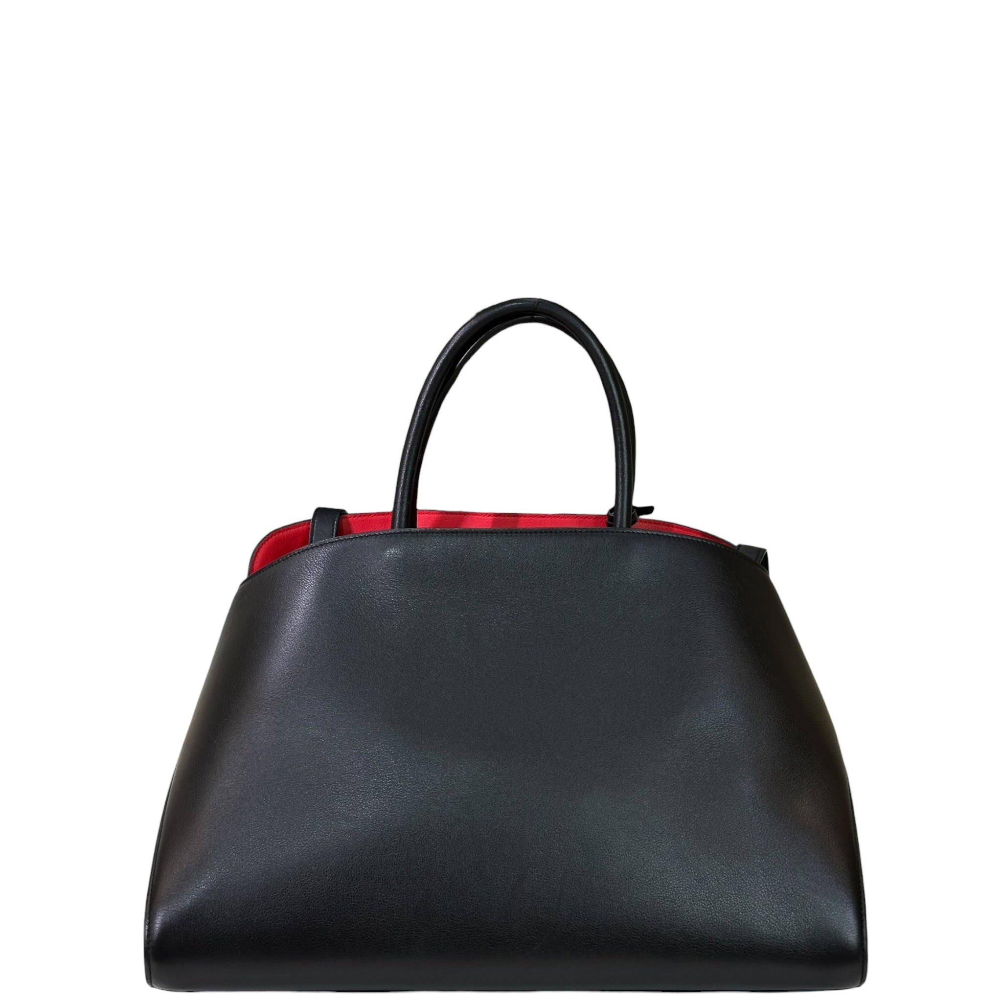 Salvatore Ferragamo Hug Bag Large Black Calfskin Leather