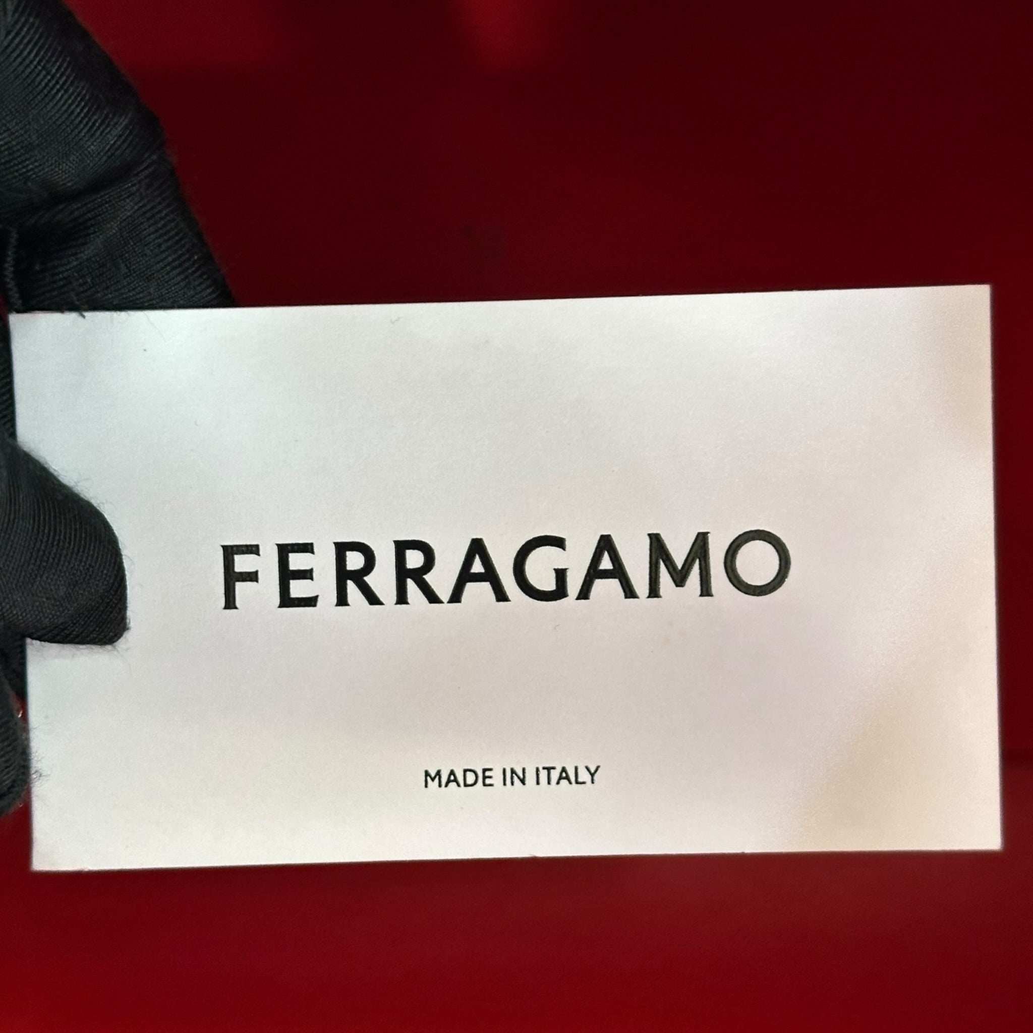 Salvatore Ferragamo Hug Bag Large Black Calfskin Leather